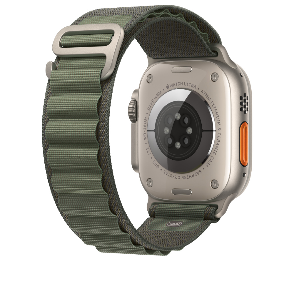 Ремешок Alpine Loop для Apple Watch 38/40/41 mm зеленый