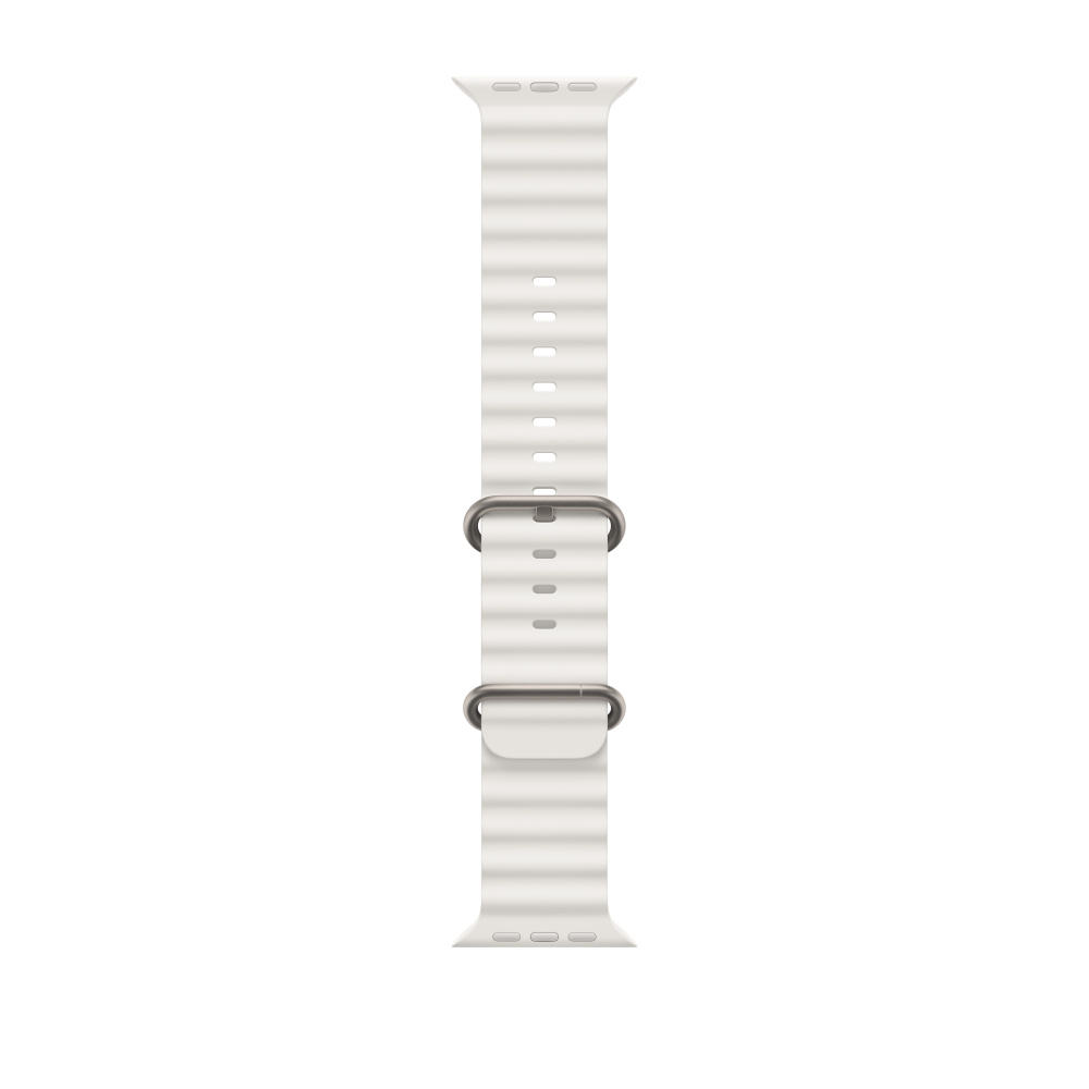 Ремешок Ocean band для Apple Watch 42/44/45/49 mm серебристый