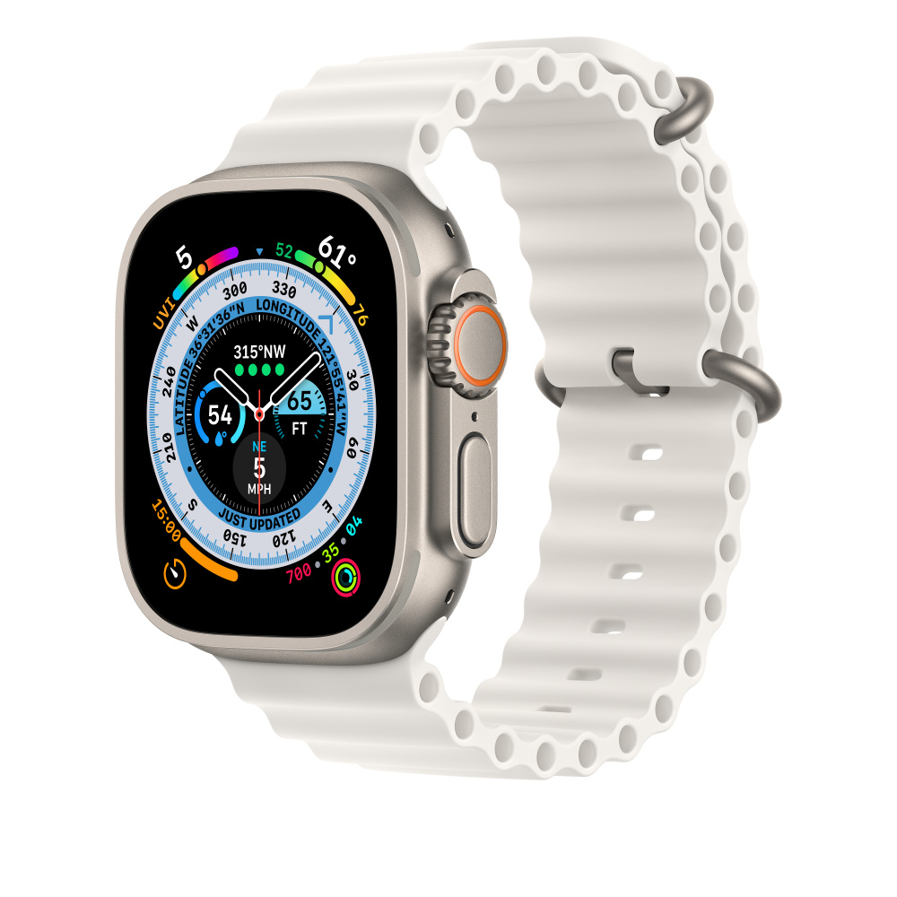 Ремешок для Apple Watch Ultra Ocean Band Белый