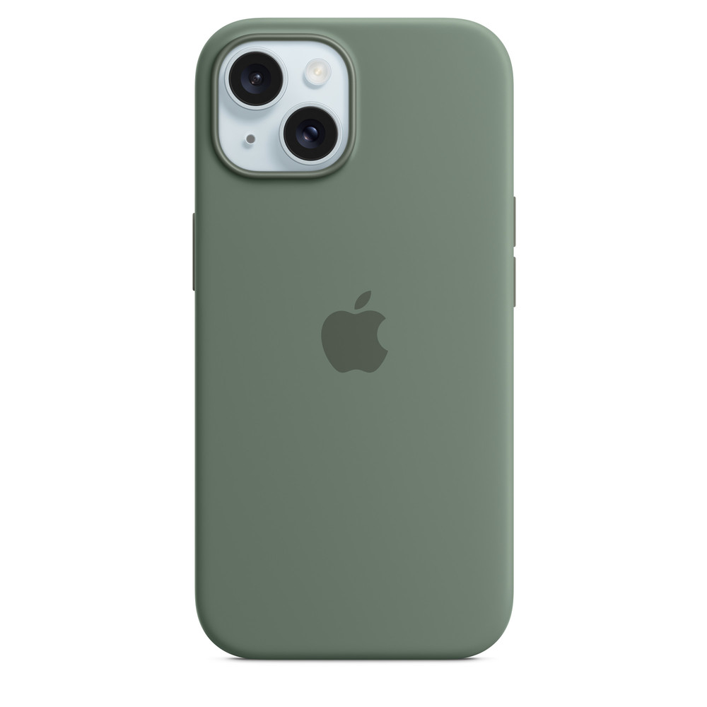 Силиконовый чехол для iPhone 15 Кипарис