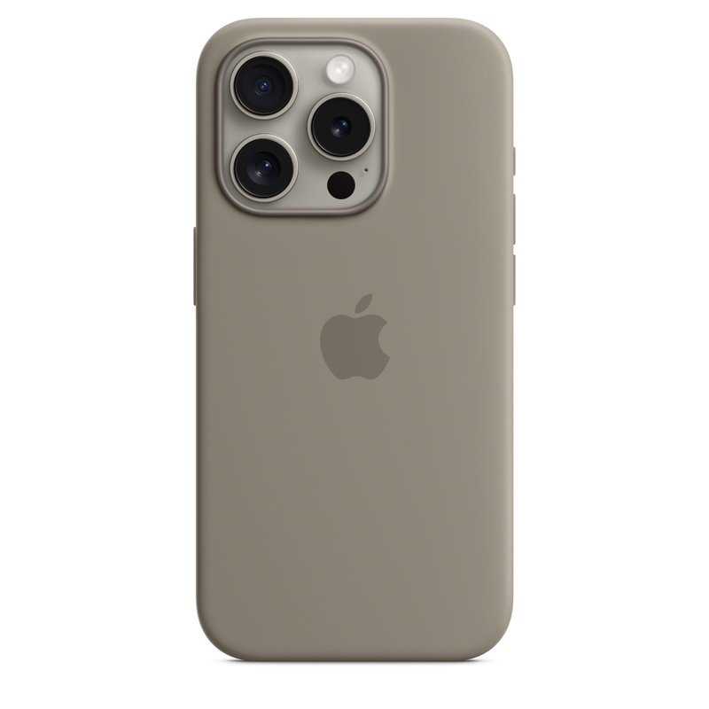 Силиконовый чехол для iPhone 15 Pro Max Глина