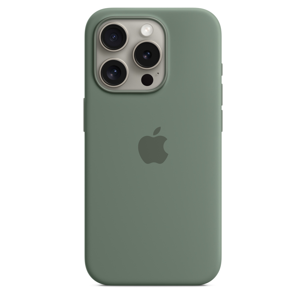 Силиконовый чехол для iPhone 15 Pro Max Кипарис