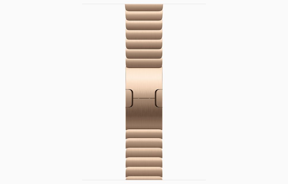 Apple Watch Series 10 GPS+Cellular 46mm Gold Titanium Case with Gold Link Bracelet