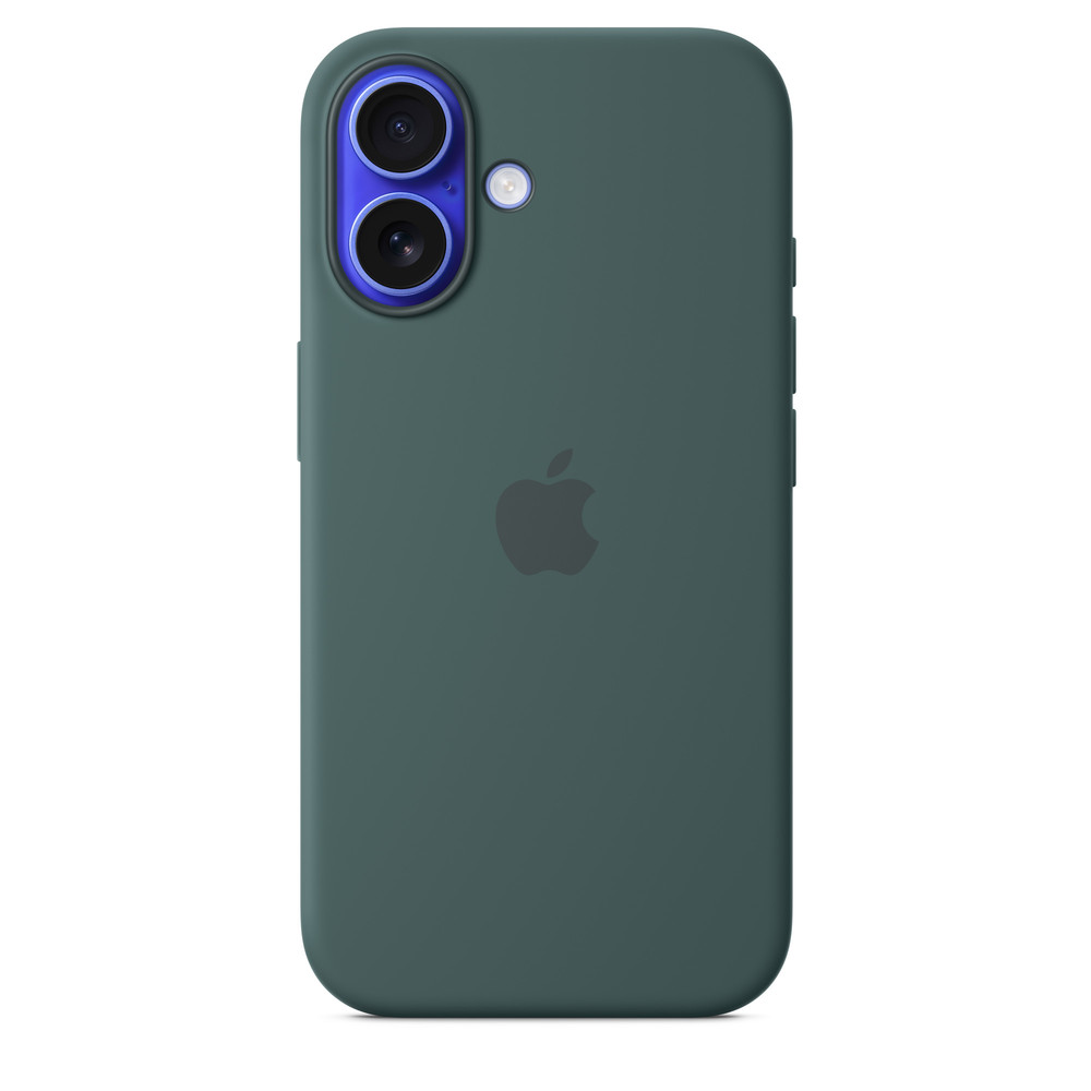 Силиконовый чехол для iPhone 16 Зеленый