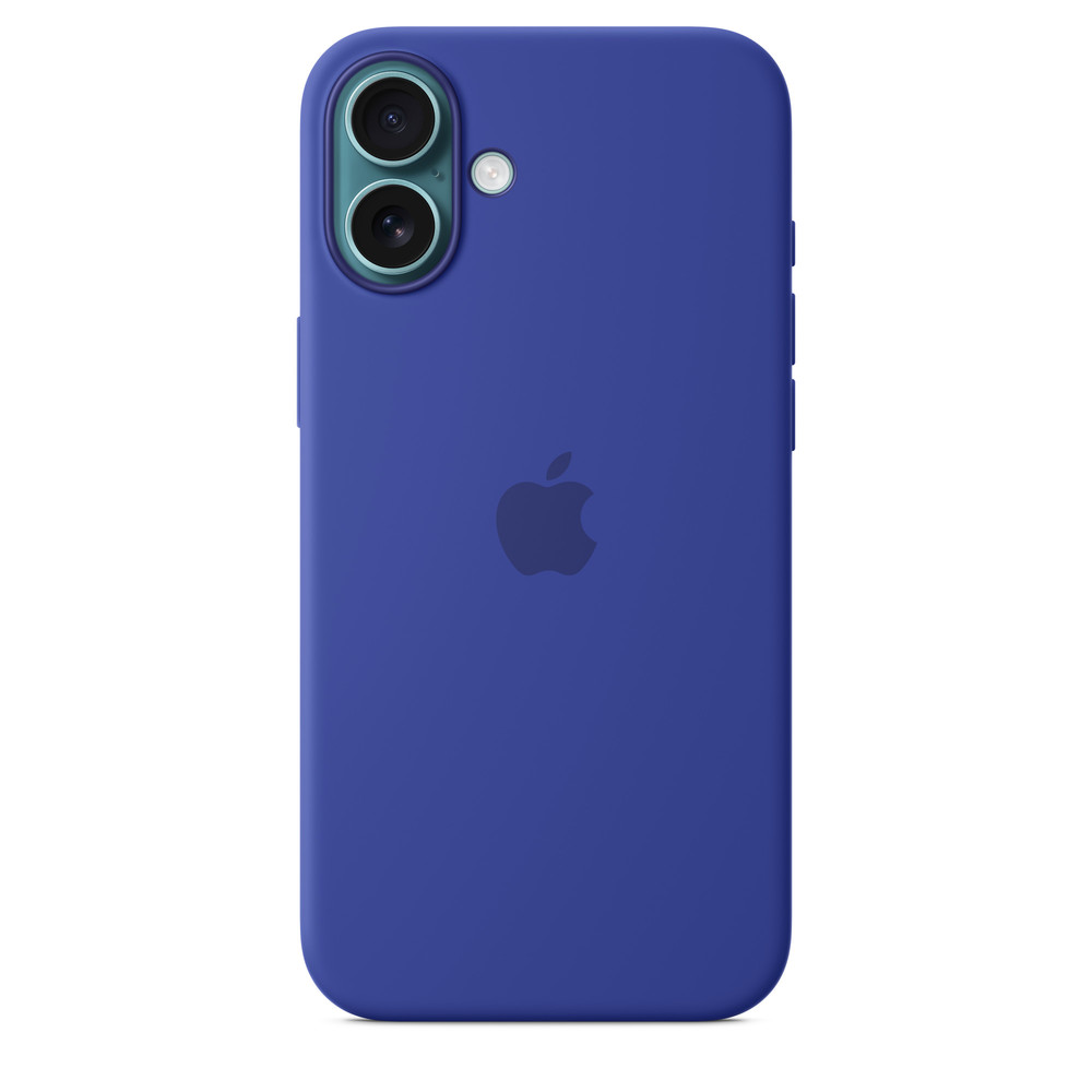 Силиконовый чехол для iPhone 16 Plus Ультрамарин