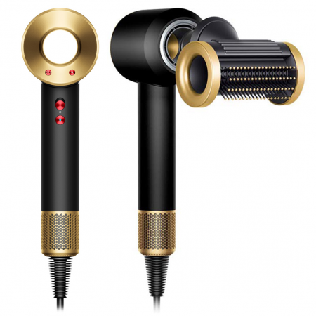 Фен Dyson Supersonic HD15 gift box HK, onyx/gold