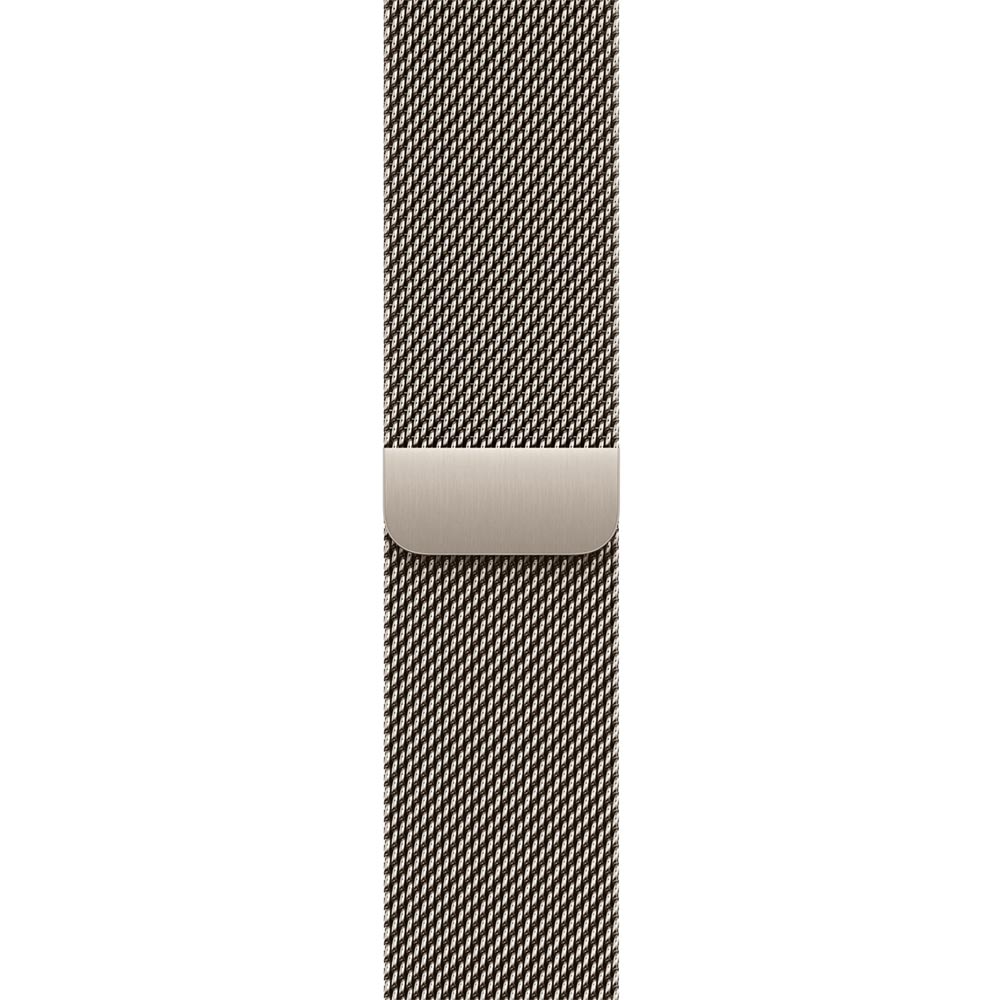 Apple Watch Series 10 GPS+Cellular 46mm Natural Titanium Case with Natural Milanese Loop