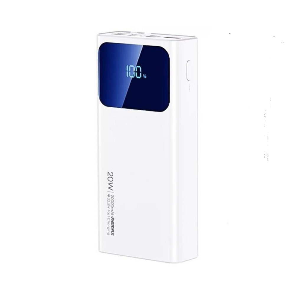 Портативный аккумулятор Remax RPP-535 voyage series 20W+22.5 PD+QC 20000mAh - Белый