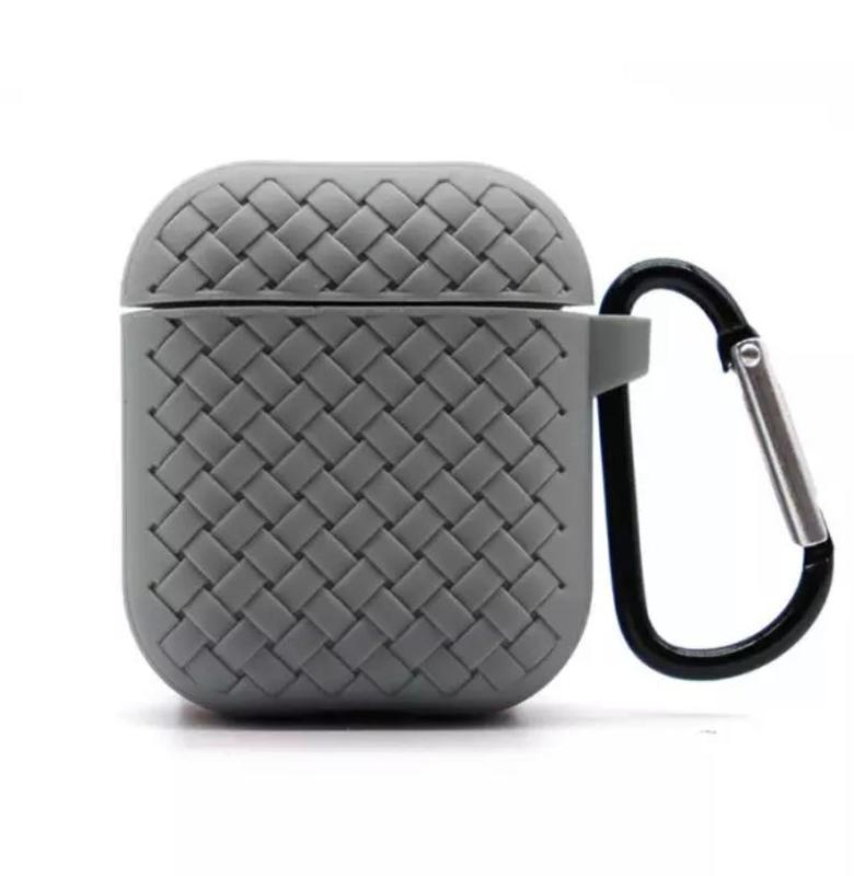 Чехол плетение для AirPods Gray