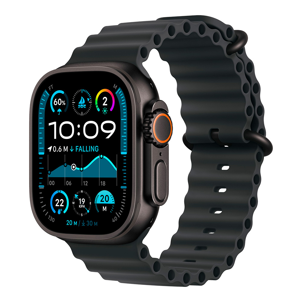 Apple Watch Ultra 2 with Black Ocean Band