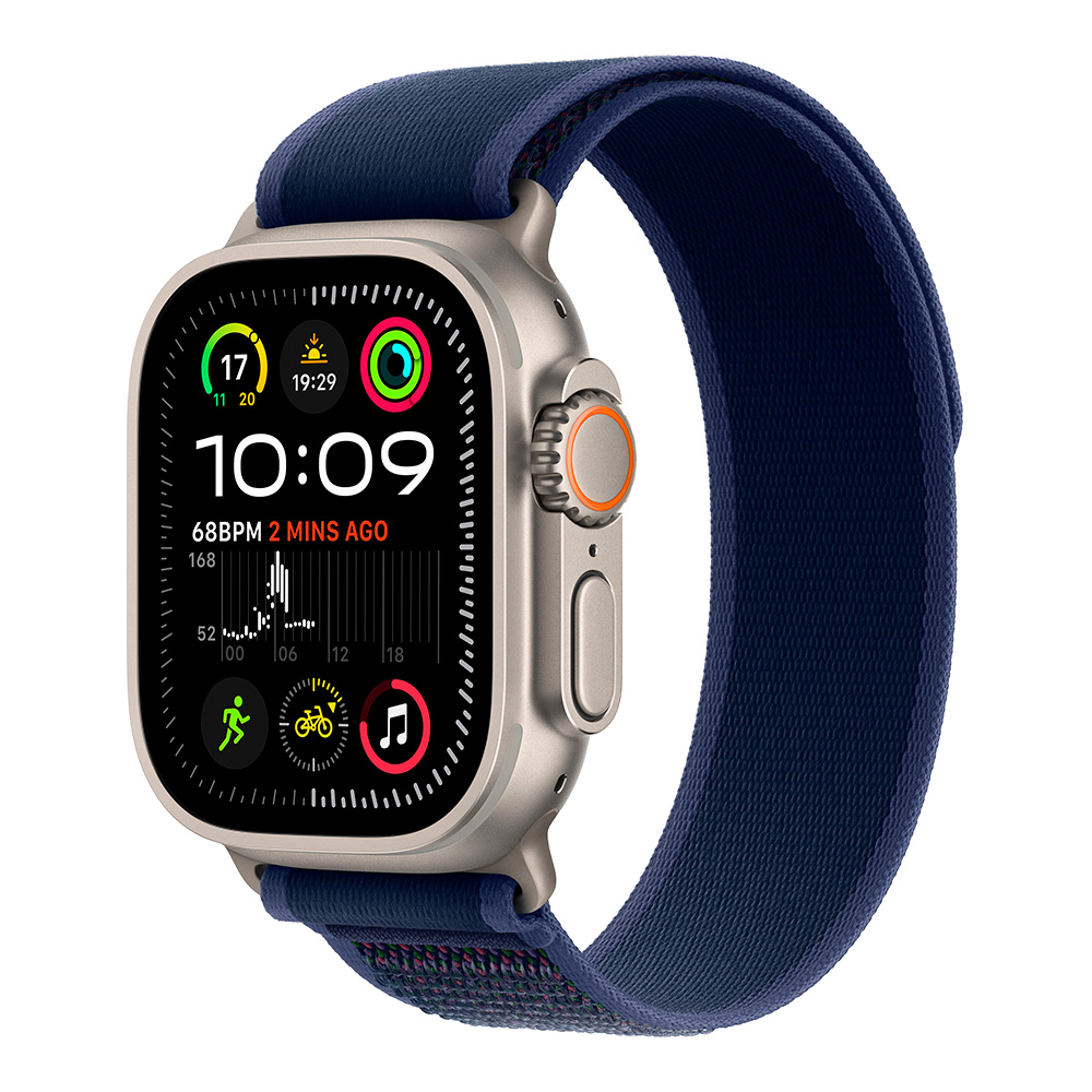 Apple Watch Ultra 2 with Blue Trial Loop S/M