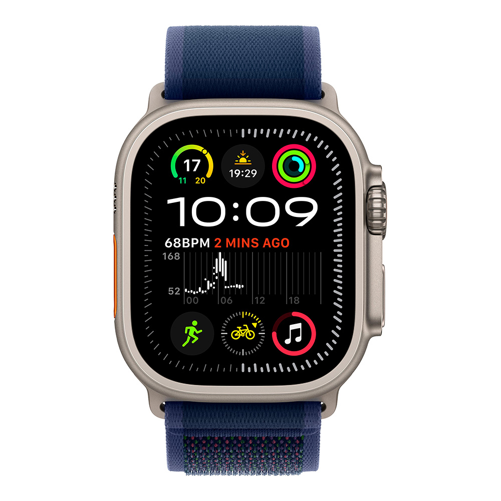 Apple Watch Ultra 2 with Blue Trial Loop S/M