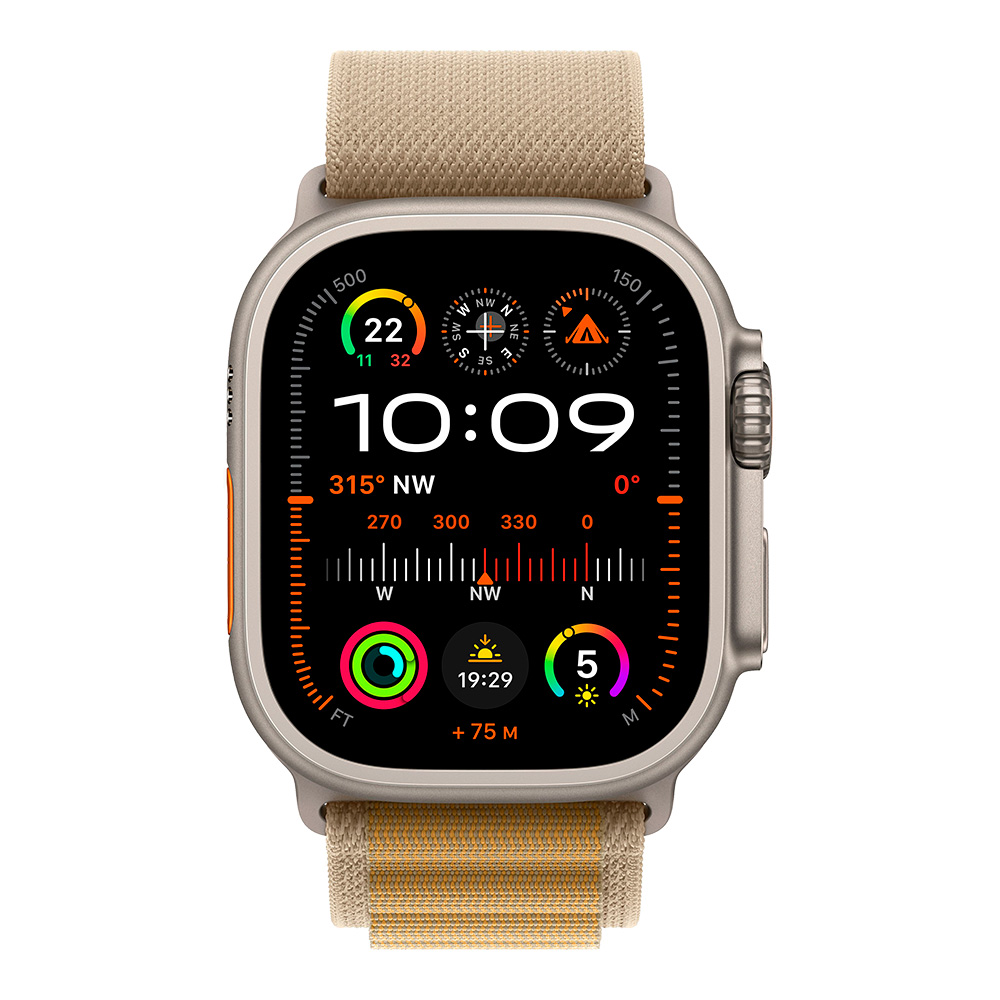 Apple Watch Ultra 2 with Tan Alpine Loop M