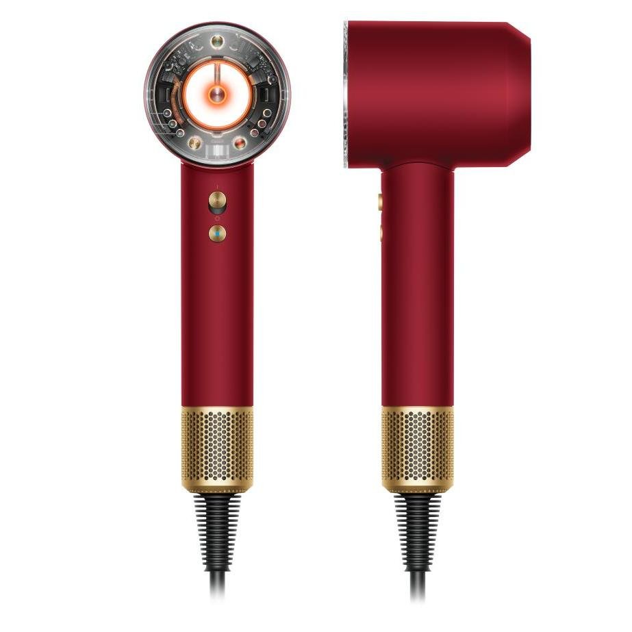 Фен Dyson Supersonic Nural HD16 Gift Edition, Red Velvet/Gold