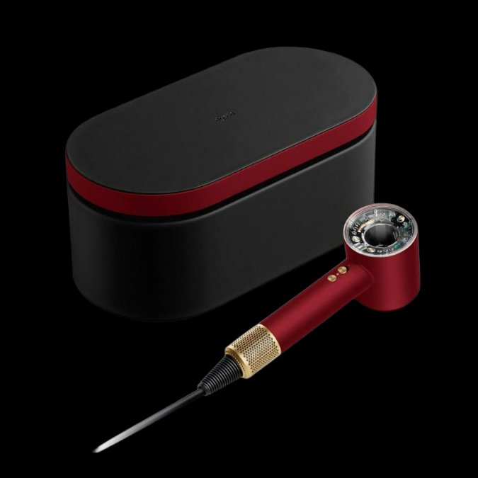Фен Dyson Supersonic Nural HD16 Gift Edition, Red Velvet/Gold