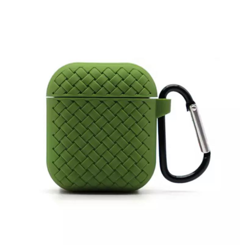 Чехол плетение для AirPods Green